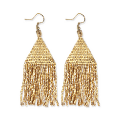 Gold Luxe Petite Fringe Earrings