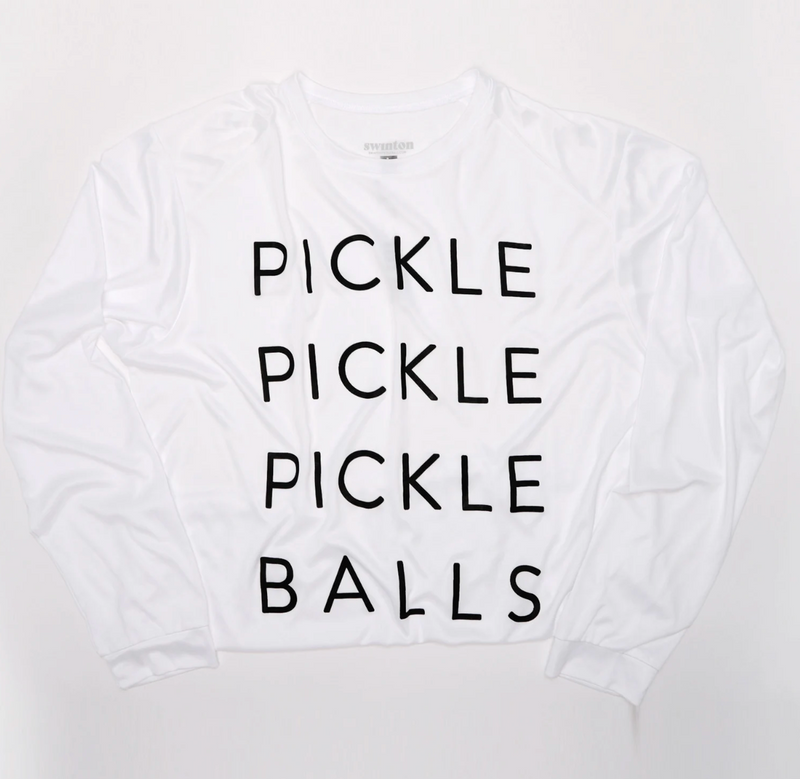 Pickle Balls Long Sleeve Sun Shirt - unisex