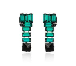 Mini Noble Earring- Emerald