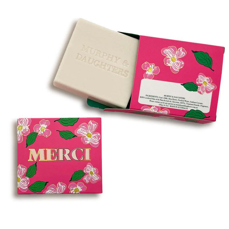 MERCI (Rose) Shea Butter Soap
