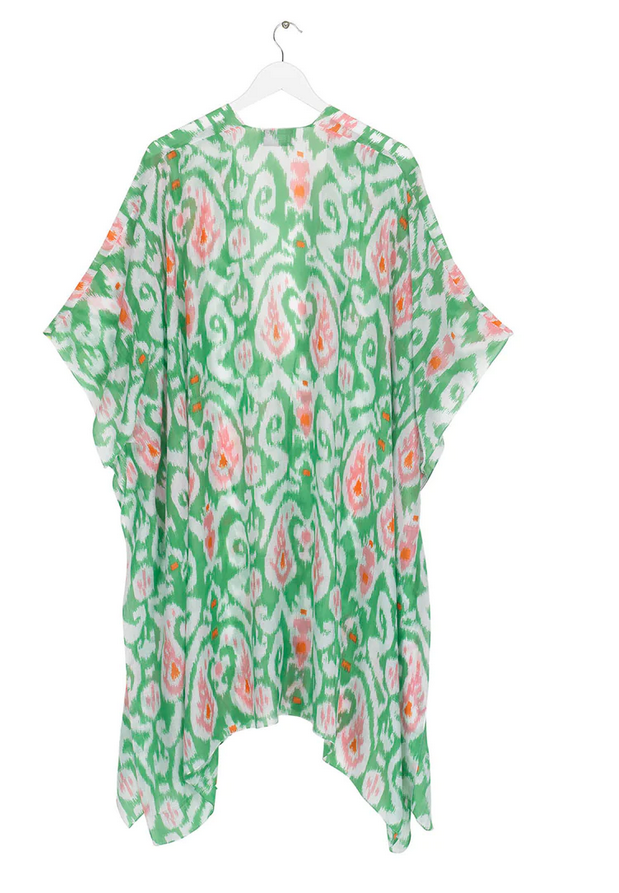 Ikat Green Throwover